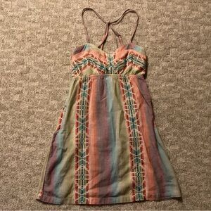 Billabong Multicolor Strappy Mini Dress